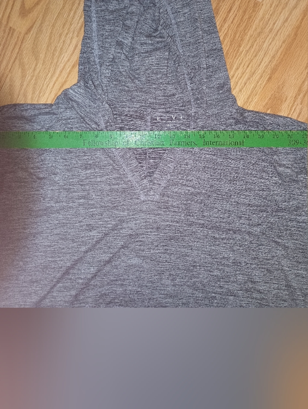 LIVI For Lane Bryant Active Hoodie.. Lightweight. Gray. Plus 18/20 - Picture 4 of 8